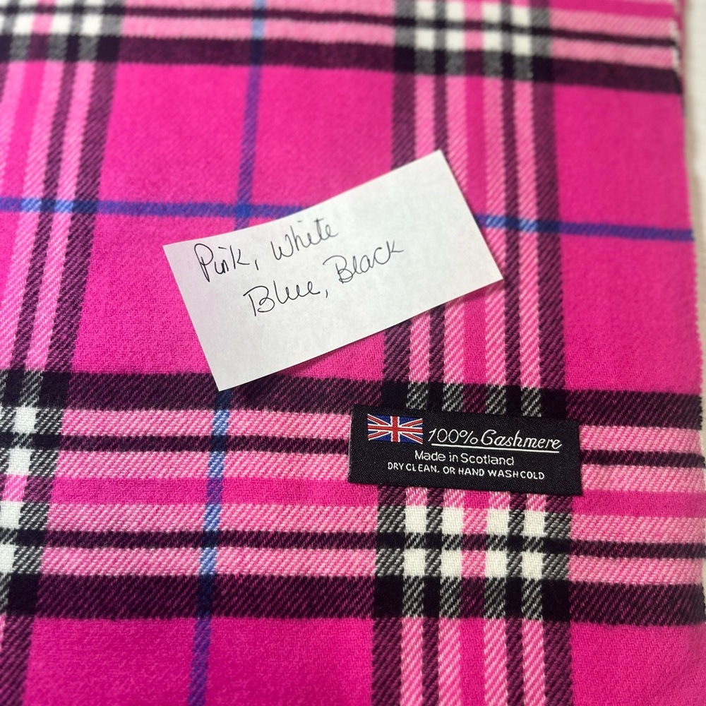 Soft Cashmere Plaid Scarves